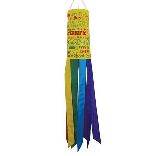 In the Breeze Good Vibes Only 40" Windsock 5138