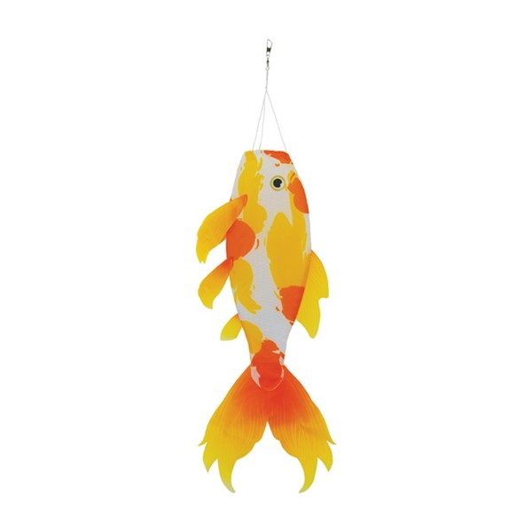 In the Breeze Realistic Yellow Koi 30" Fish Windsock 5155