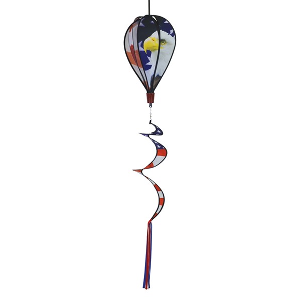 In the Breeze American Flag Eagle 6 Panel Hot Air Balloon 0979