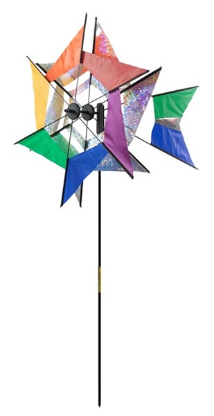 Wind Fairys Laser Rainbow Kaleidoscope Ground Spinner WF-70224