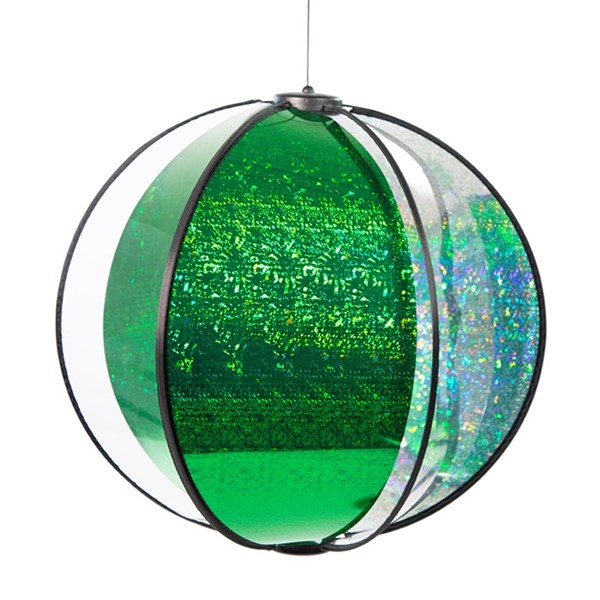 Wind Fairys Laser Green Spinning Globe WF-85712