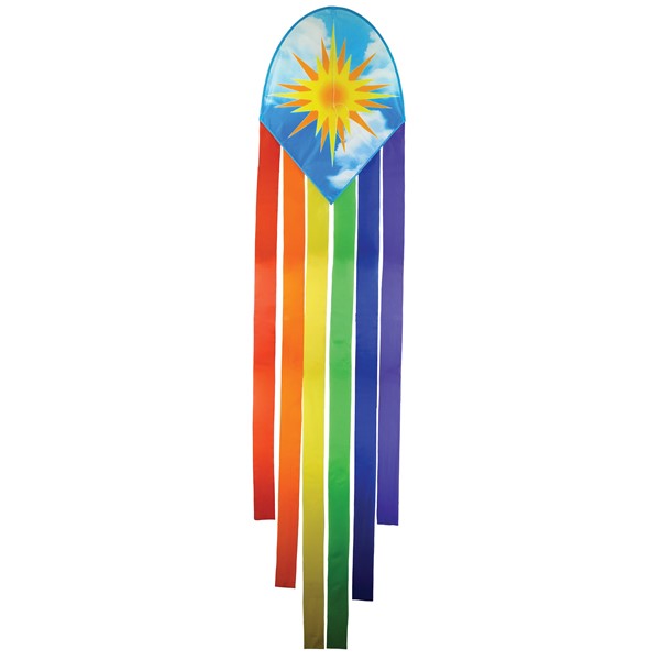 In the Breeze 22" Sun & Rainbow Dancing Dragon Kite 3351