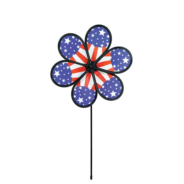 In the Breeze 12" Patriot Star Flower Spinner 2632