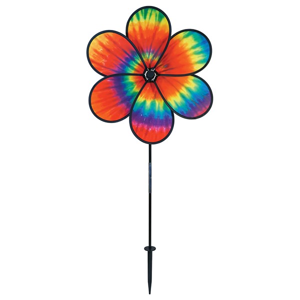 In the Breeze 19" Tie Dye Daze Flower Spinner 2630