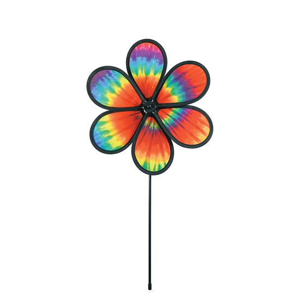 In the Breeze 12" Tie Dye Daze Flower Spinner 2631