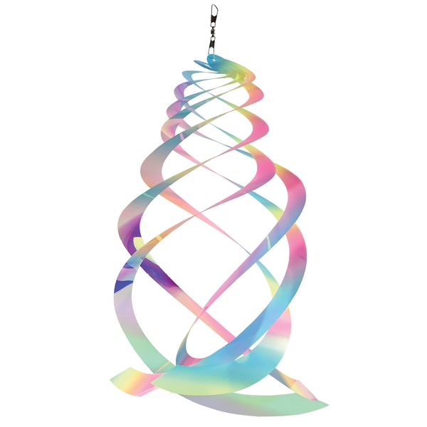 In the Breeze Striped Iridescent Crystal Spinner 9162