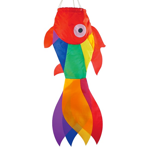 In the Breeze 30" Rainbow Damsel Fish Windsock 5208