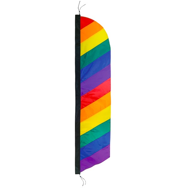 In the Breeze 7-foot Rainbow Feather Banner 4560
