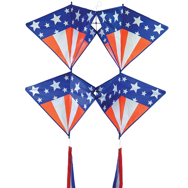 In the Breeze Stars & Stripes Tri-Kite 3372