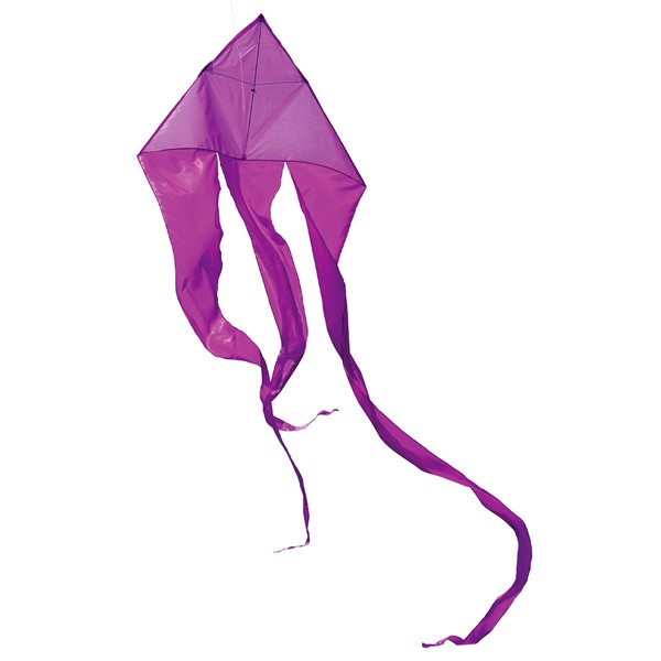 In the Breeze Purple 77" Wave Delta Kite 3359