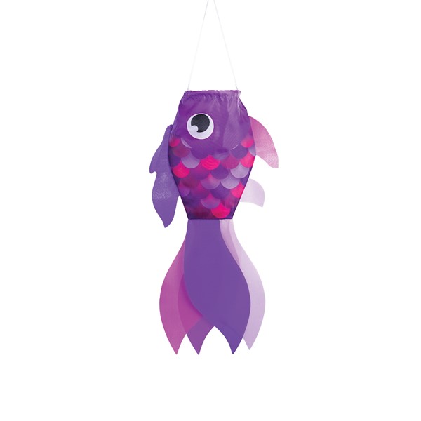 In the Breeze 15" Lavender Damsel Fish 5222