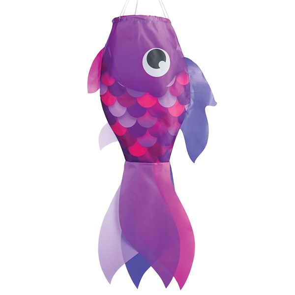 In the Breeze 30" Lavender Damsel Fish 5223