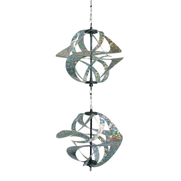 In the Breeze Silver Sparkle Vortex Double Spinner 2479