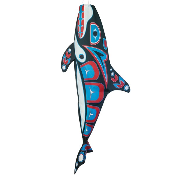 In the Breeze Orca Totem 48" Fish Windsock 5242
