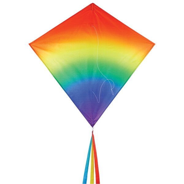 In the Breeze Blended Rainbow 30" Diamond Kite (Optimized for Shipping) 3507