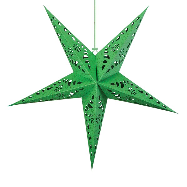 In the Breeze Green Paper Star Lantern 9178