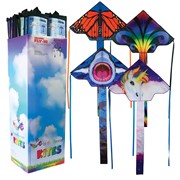 Graphic Fly-Hi Kite Assortment - 20 PC POP Display