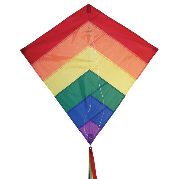 View Rainbow Overlay 30" Diamond Kite
