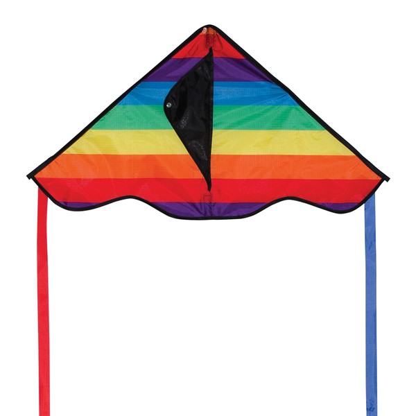 View Rainbow Stripe 30" Delta Kite