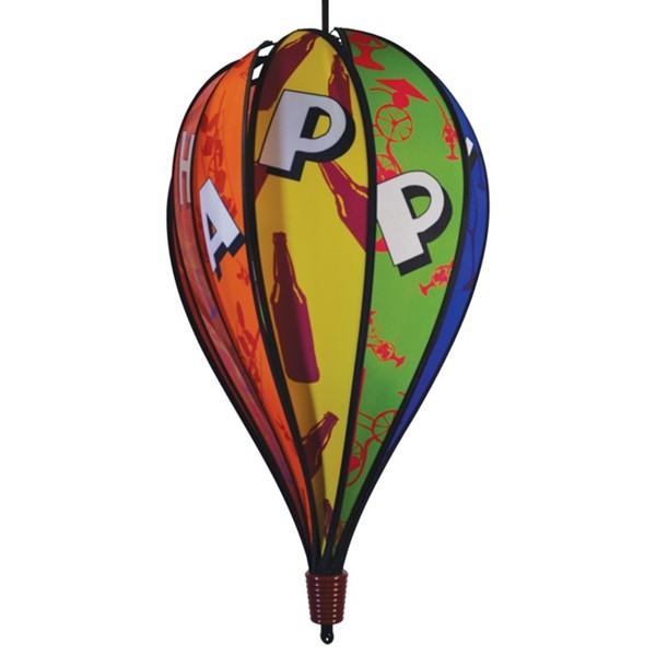 View Color Pop Happy Hour 10 Panel Hot Air Balloon Spinner