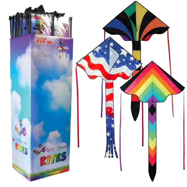 View Classic Fly-Hi Kite Assortment - 20PC POP