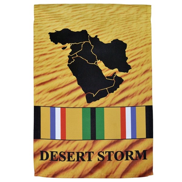 View Desert Storm Veteran Lustre Garden Flag
