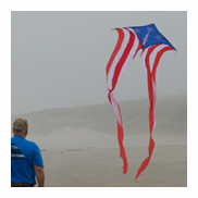 Flowing Patriot Kite